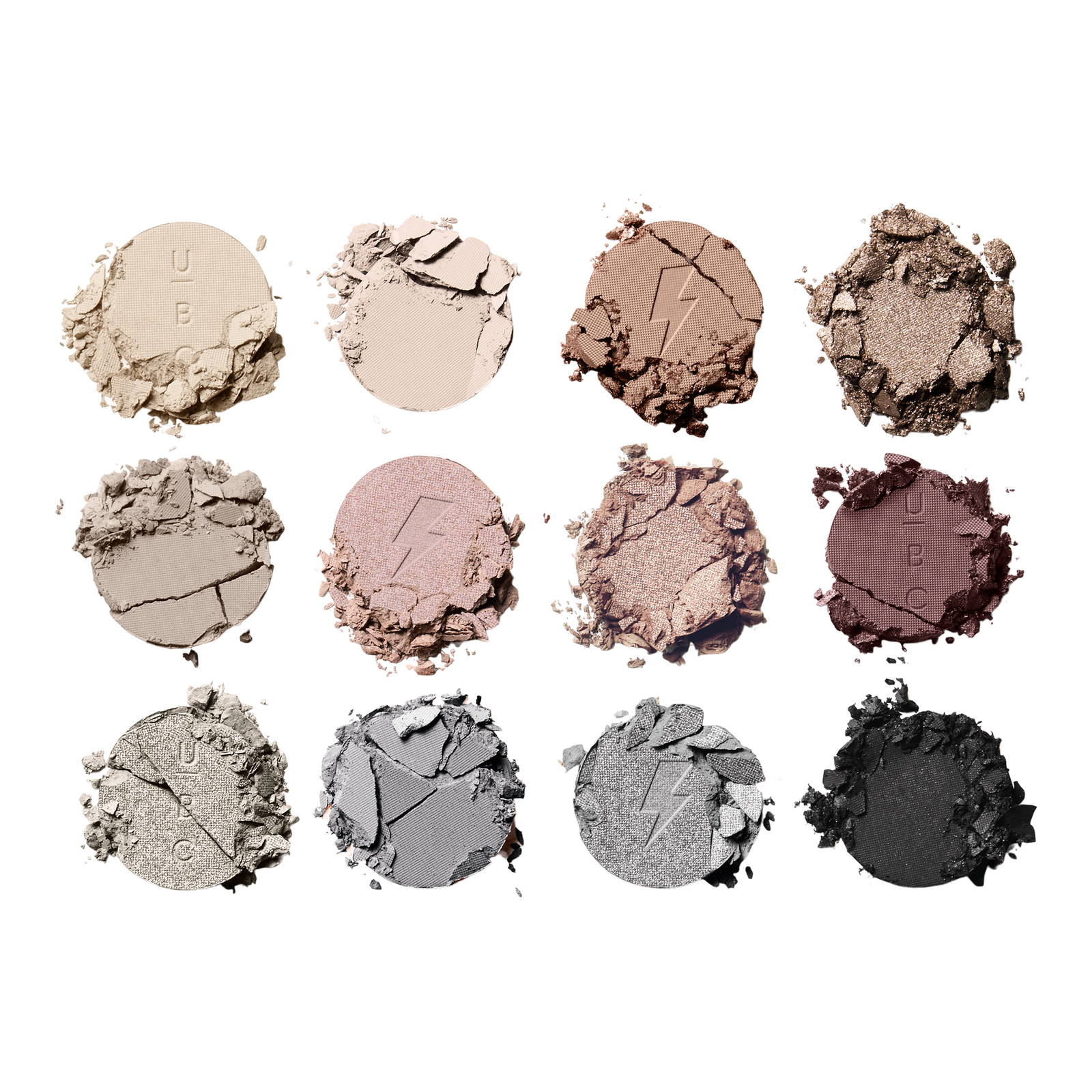 12 Pan Eye Shadow Palette Stormy Skies