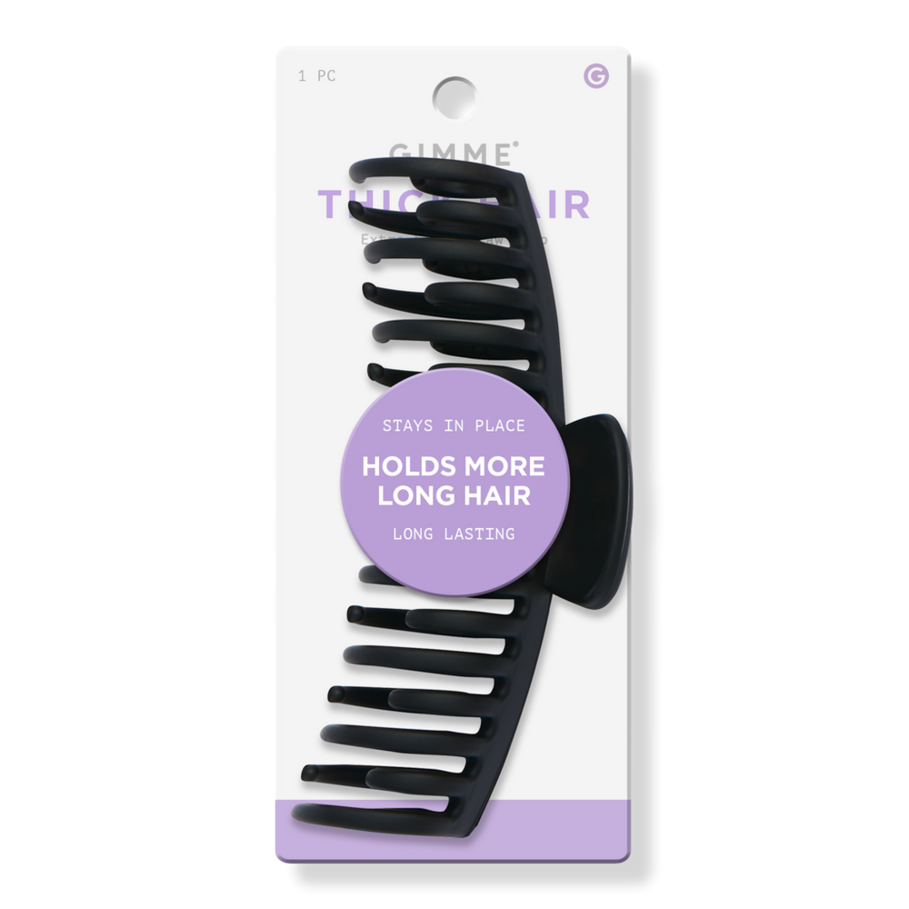 GIMME beauty Thick Hair XL Black Claw Clip