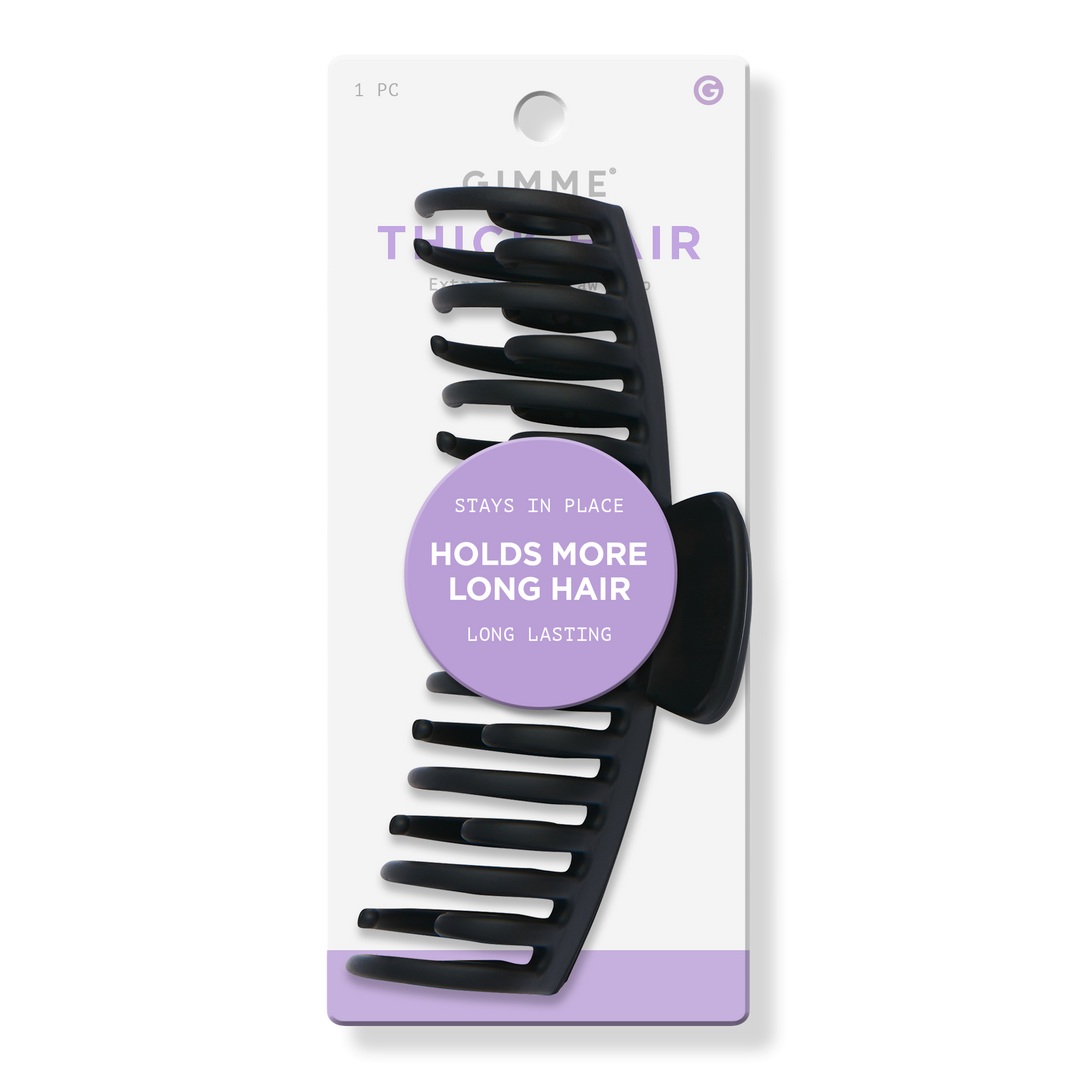 GIMME beauty Thick Hair XL Black Claw Clip #1