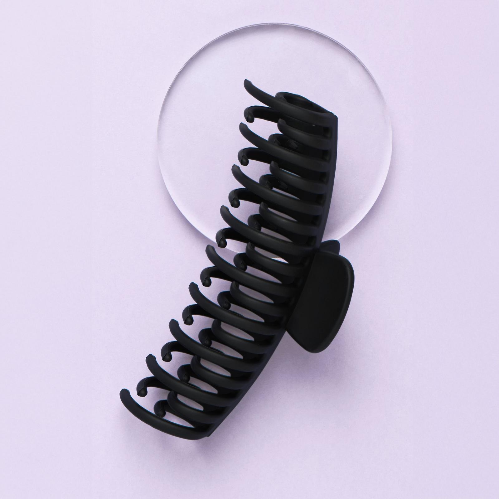 Thick Hair XL Black Claw Clip