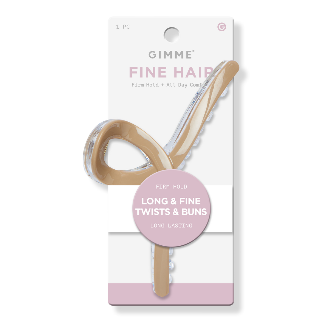 Fine Hair Loop Sand Claw Clip Clips GIMME beauty Ulta Beauty