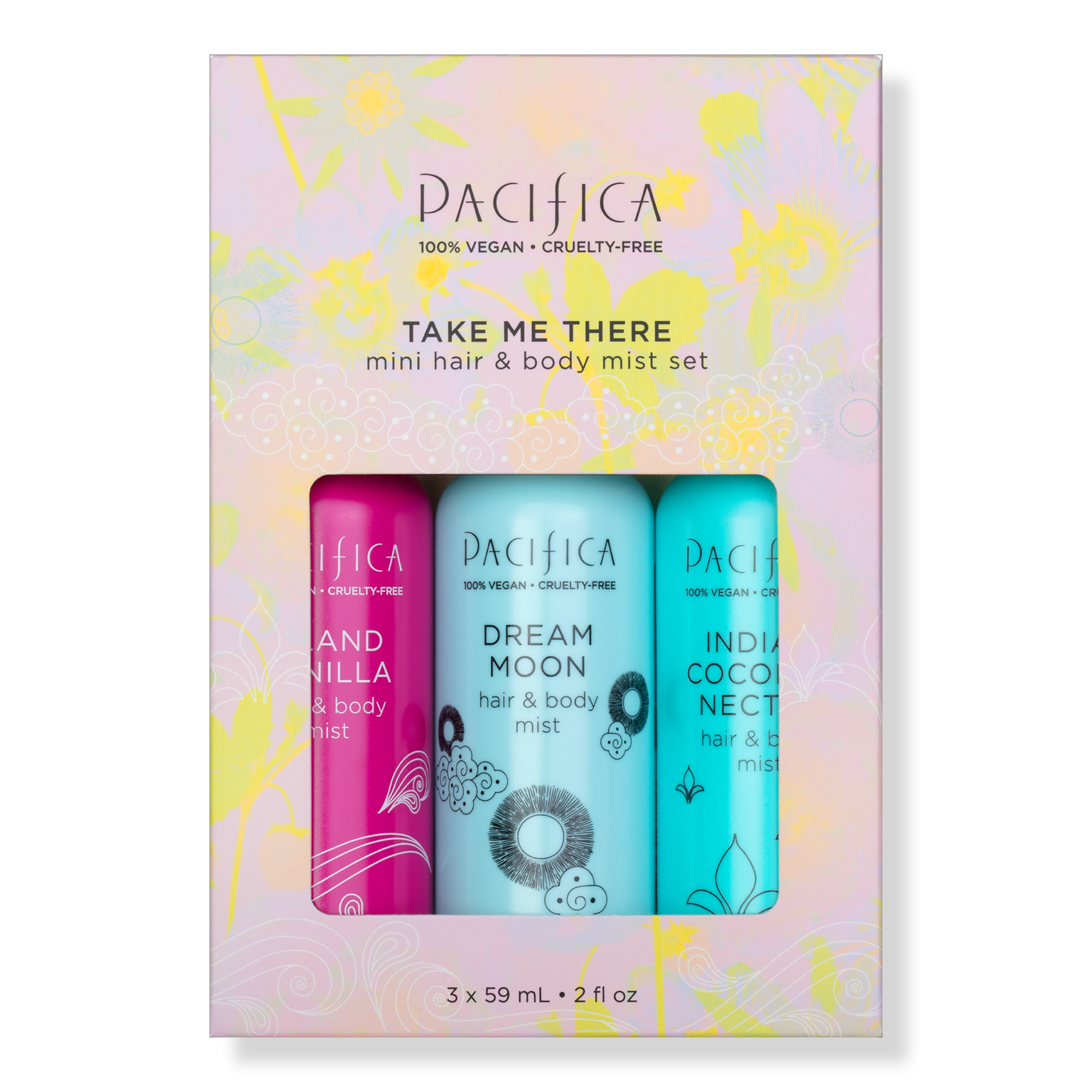 Pacifica Take Me There Mini Hair & Body Mist Set #1