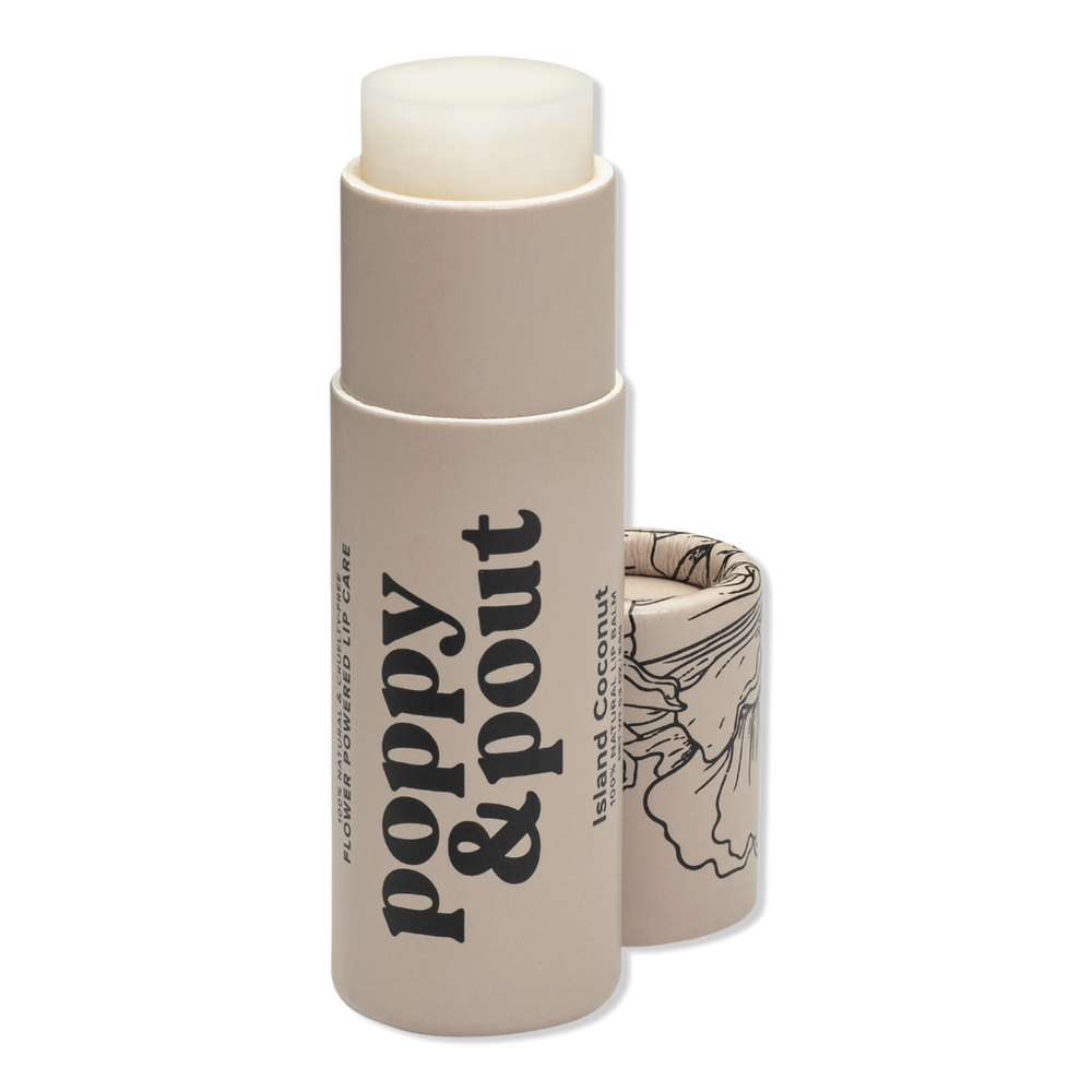 Poppy & Pout Hydrating Lip Balm - Island Coconut
