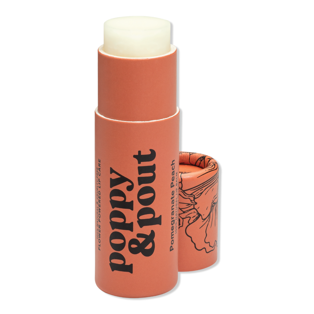 Poppy & Pout Hydrating Lip Balm - Pomegranate Peach