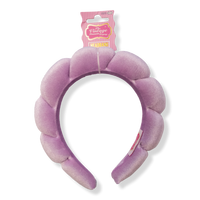 Padded Lilac Velour Spa Headband