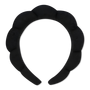 The Vintage Cosmetic Company Padded Black Velour Spa Headband