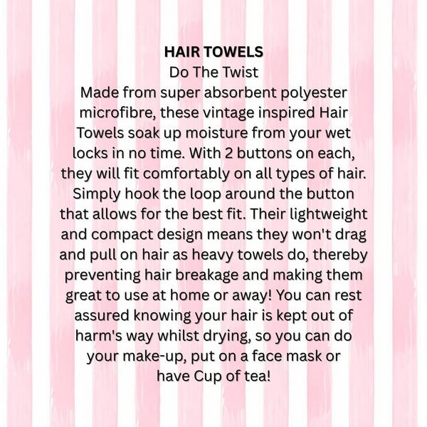 The Vintage Cosmetic Company Hair Turban Duo Pack #3