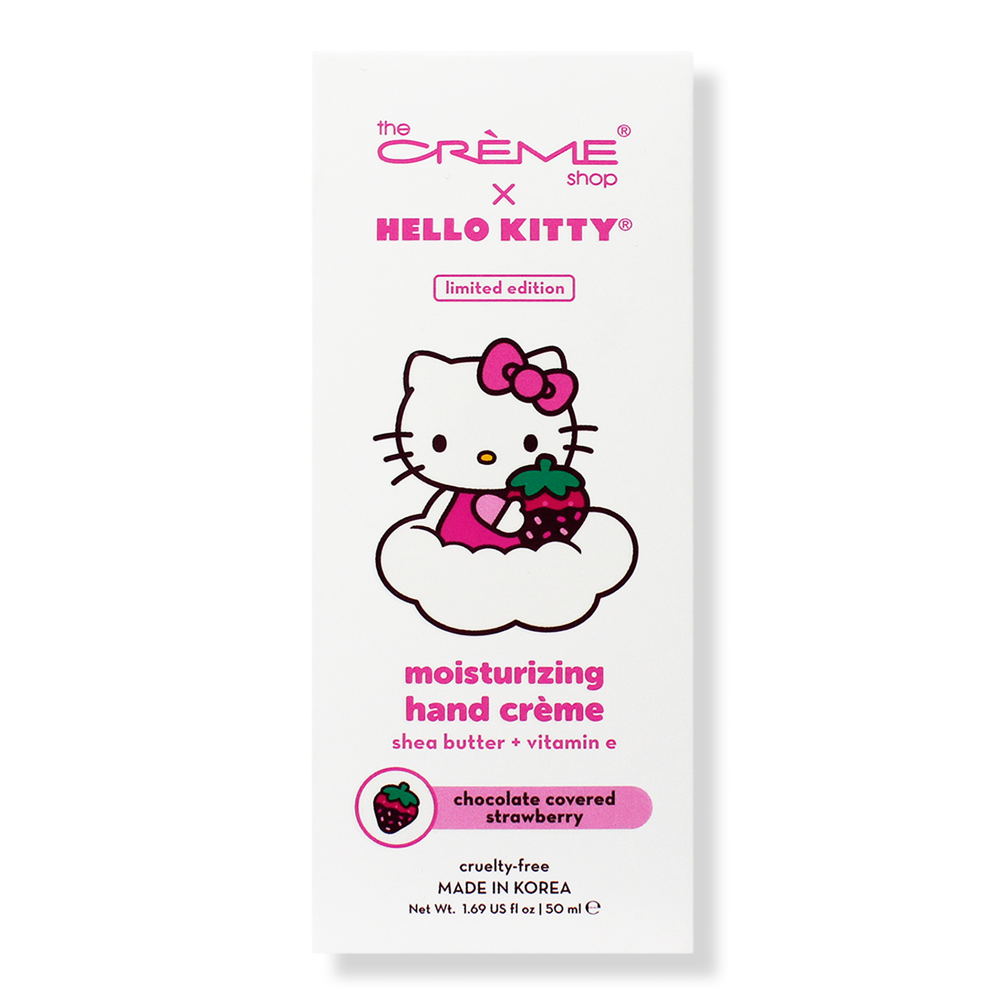 The Crème Shop Hello Kitty Moisturizing Hand Crème Chocolate Covered Strawberry #1