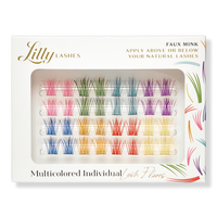 Multicolored Individual Faux Mink Lash Flares