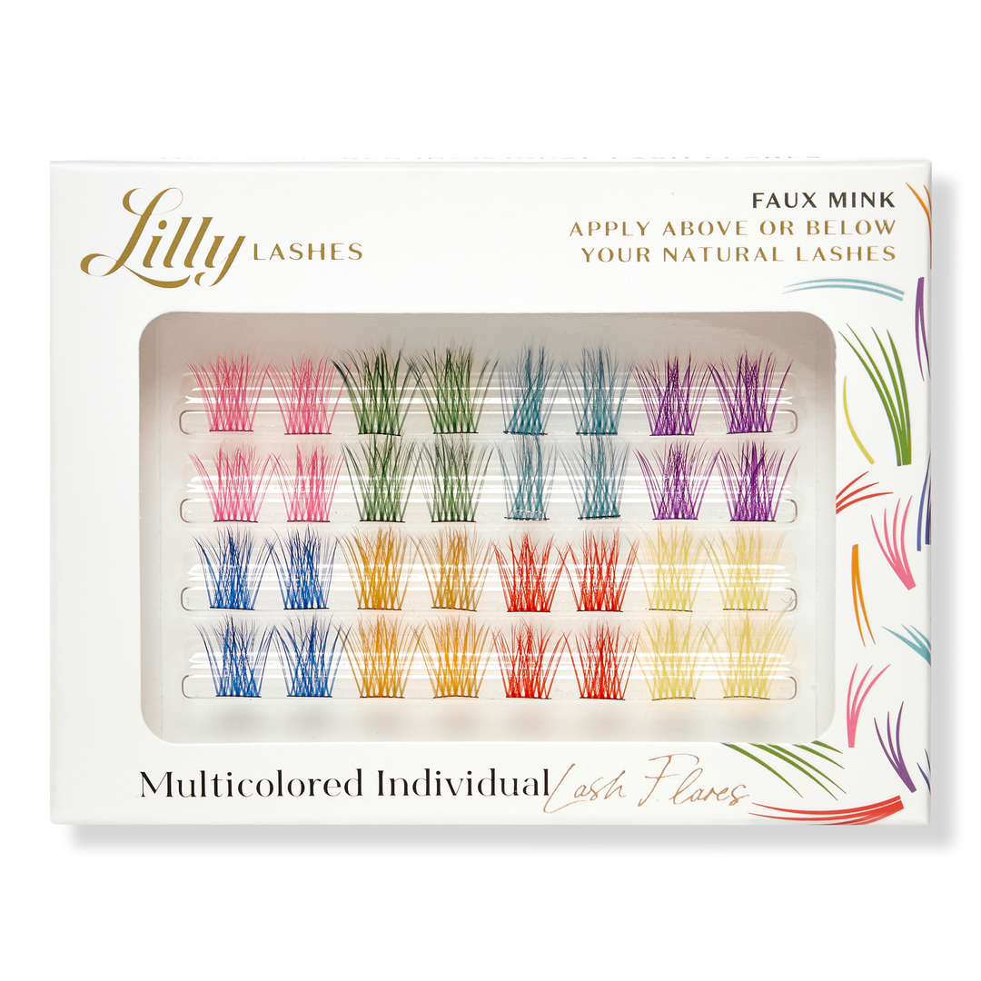 Lilly Lashes Multicolored Individual Faux Mink Lash Flares #1
