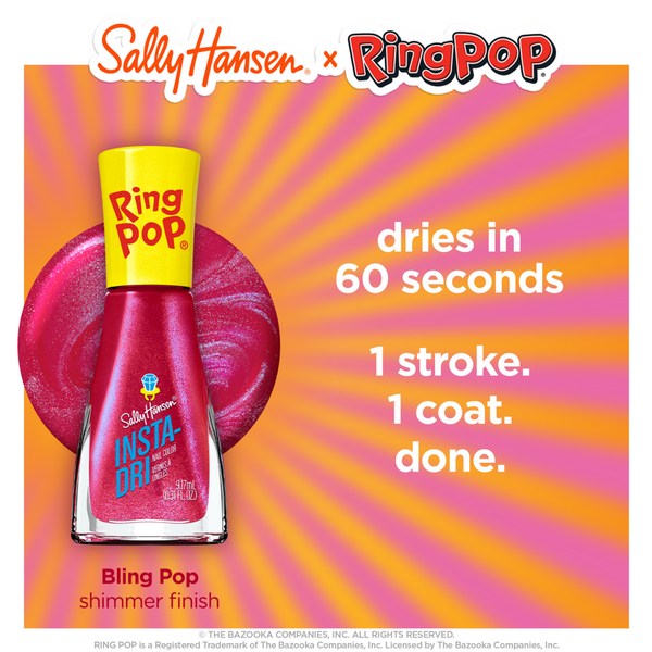 Sally Hansen Insta-Dri x Ring Pop Nail Polish Collection #4