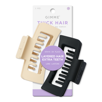 Thick Hair Double Teeth Rectangle Claw Clip