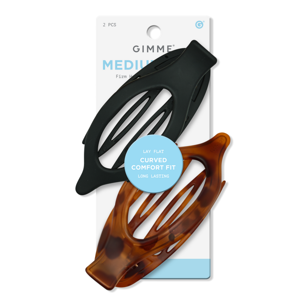 Gimme Beauty Medium Hair Oval Lay Flat Claw Clip