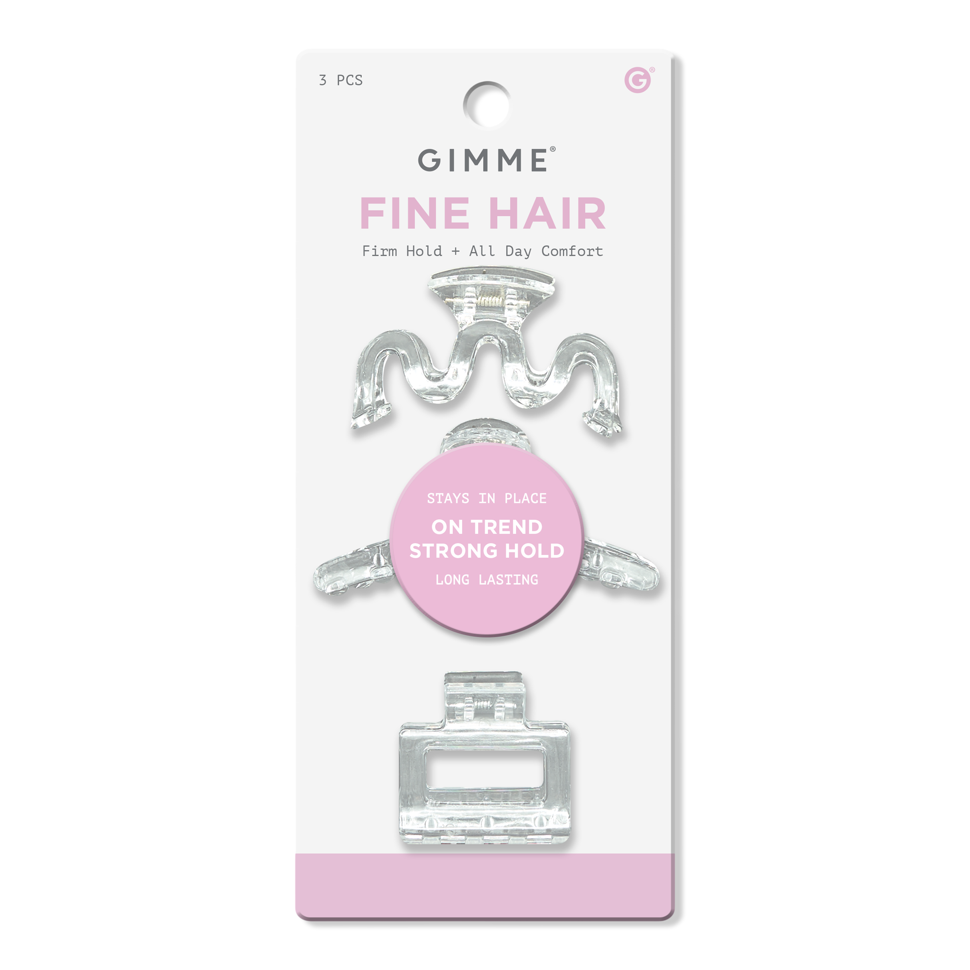 GIMME beauty Fine Hair Assorted Mini Claw Clips #1