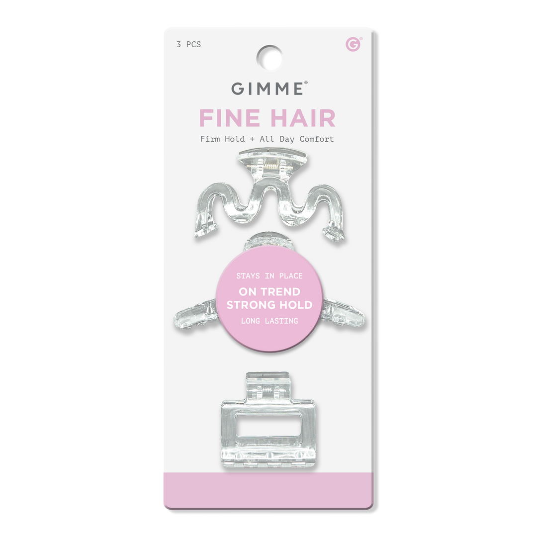 GIMME beauty Fine Hair Assorted Mini Claw Clips #1