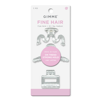 Fine Hair Assorted Mini Claw Clips