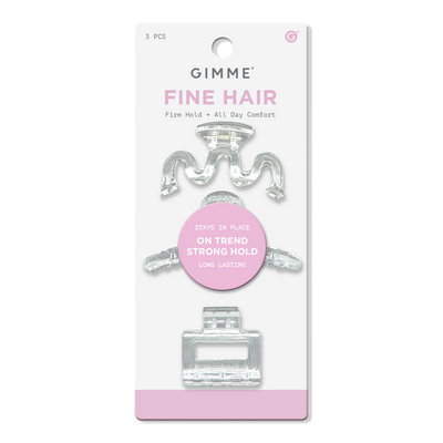 GIMME beauty Fine Hair Assorted Mini Claw Clips