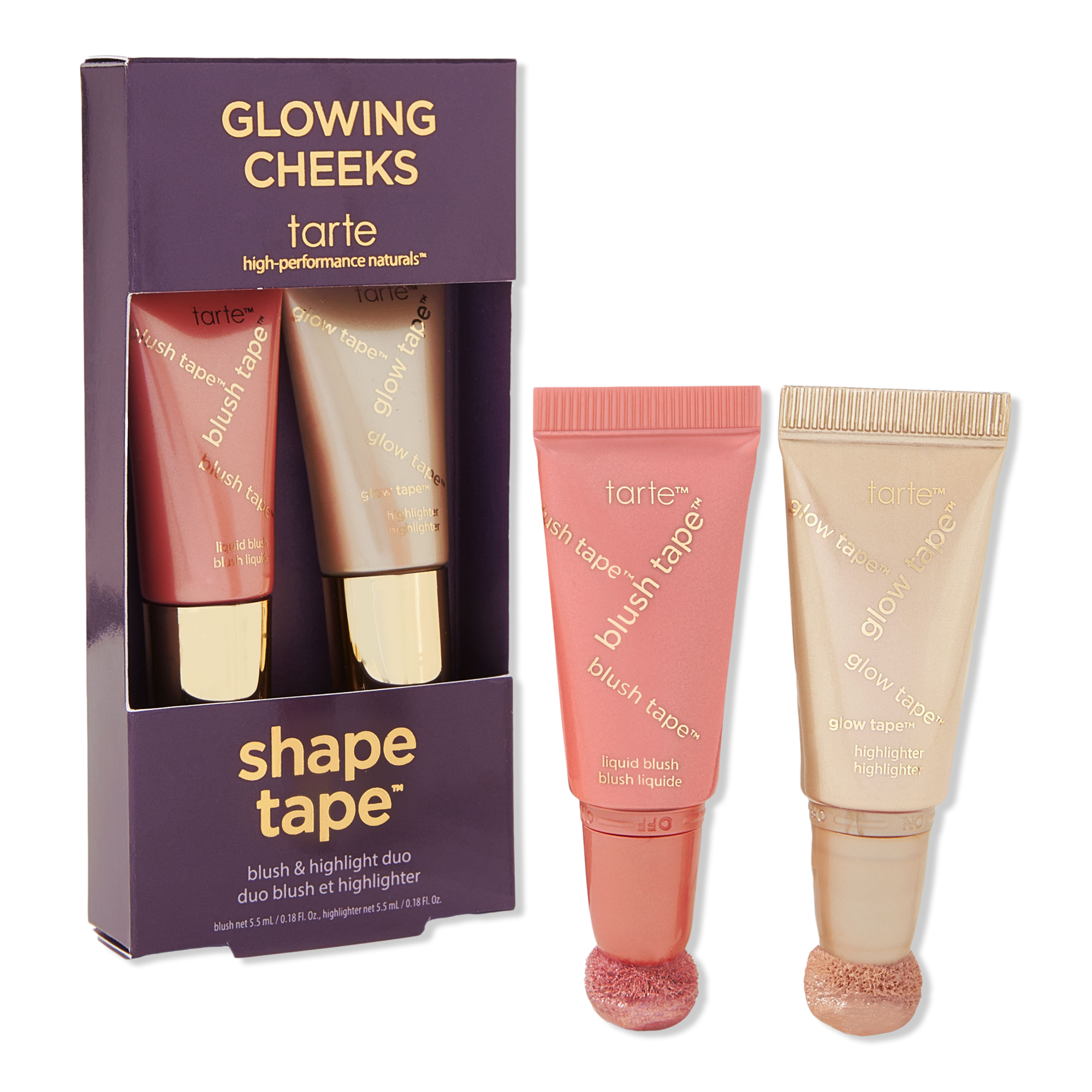 Tarte Glowing Cheeks Blush & Highlight Duo #1