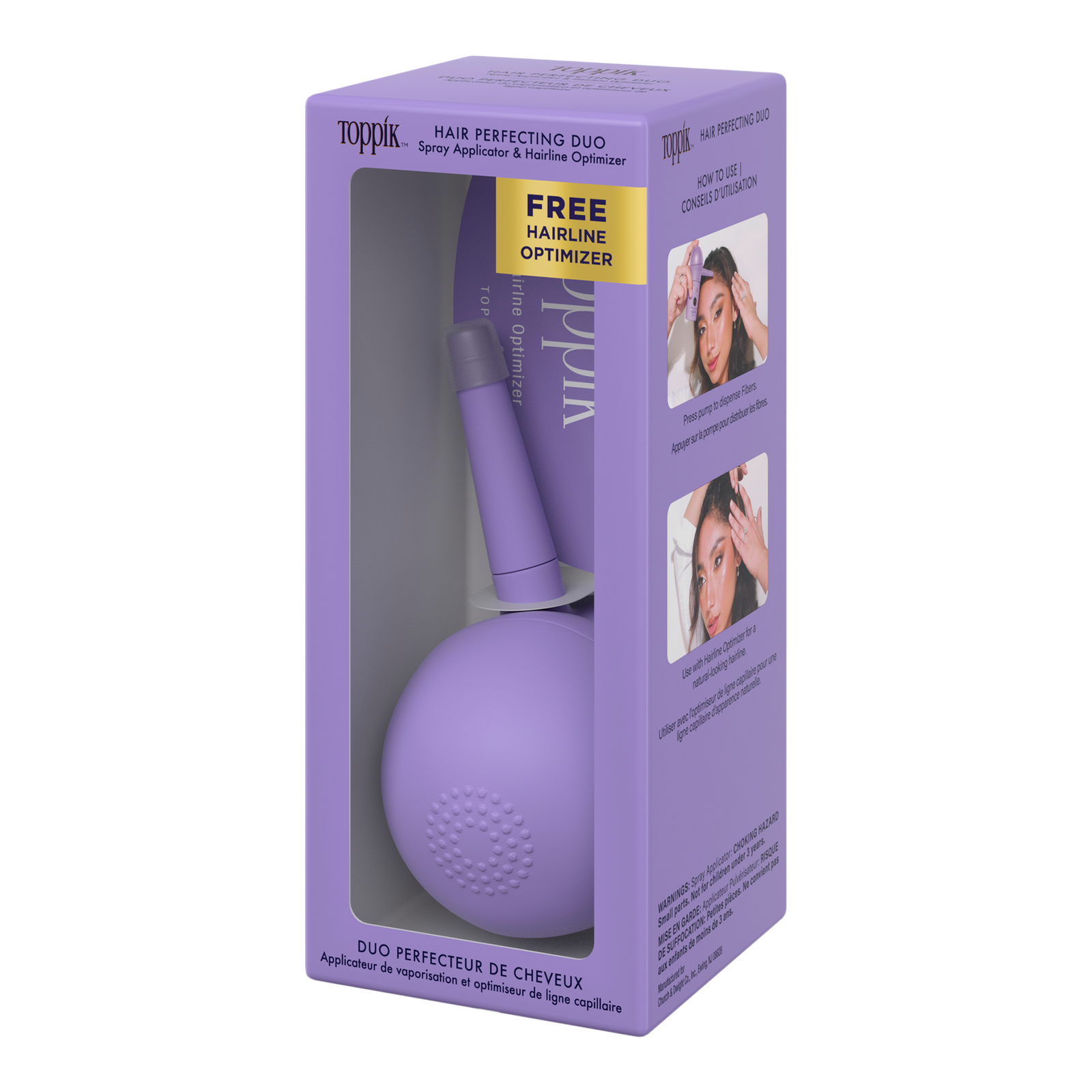 Hair Perfecting Duo Spray Applicator & Hairline Optimizer