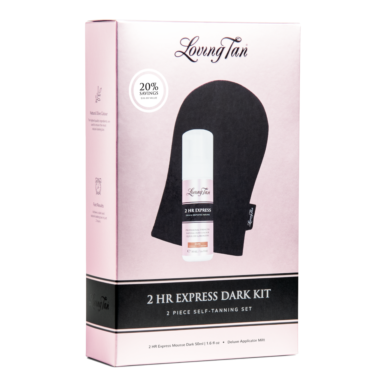 2 HR Express Dark Self-Tanning Kit