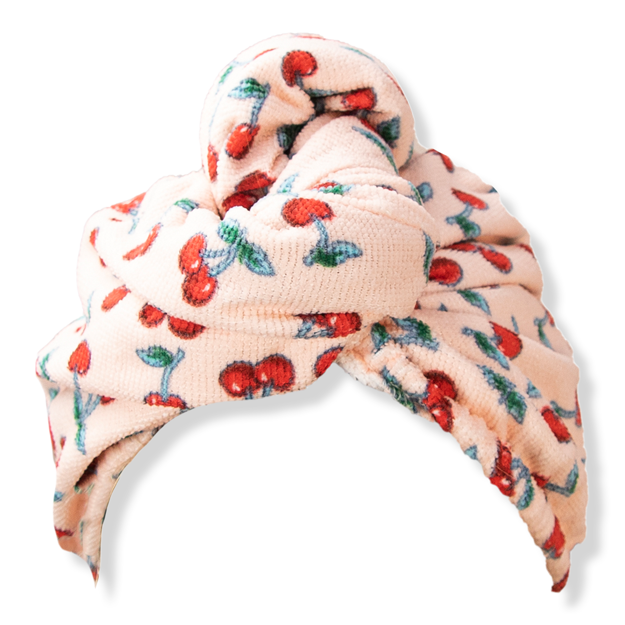 The Vintage Cosmetic Company Hair Turban Cherry Print #1