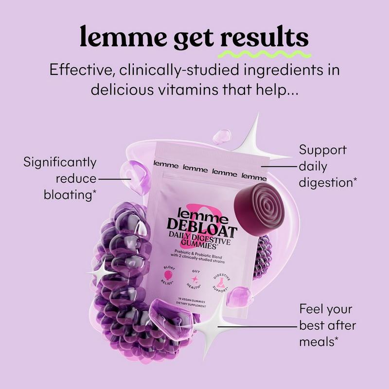 Lemme - 14 ct Debloat: Daily Digestive Gummies | Ulta Beauty