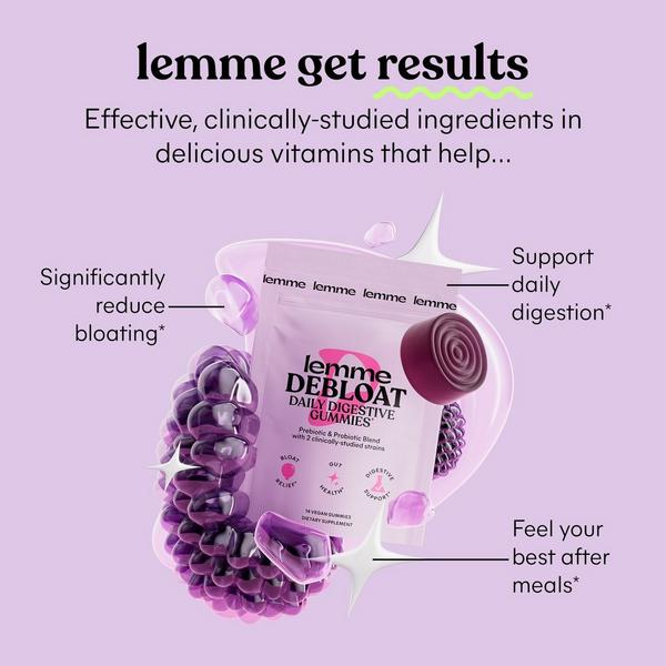 Lemme Debloat: Daily Digestive Gummies #3