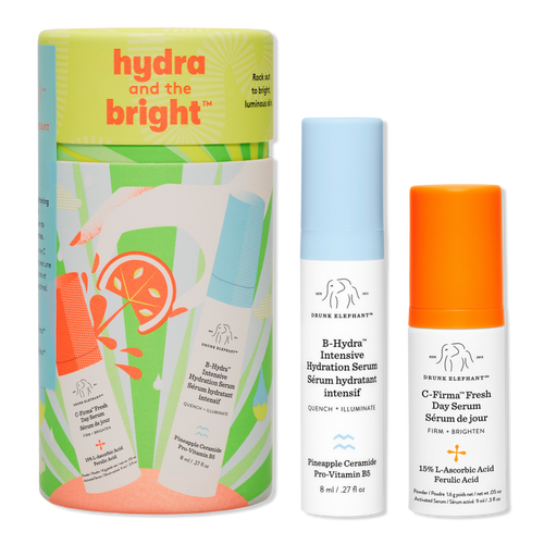 Drunk Elephant スキンケア2点セット Drunk Elephant - Hydra and the Bright Travel Size Duo | Ulta Beauty