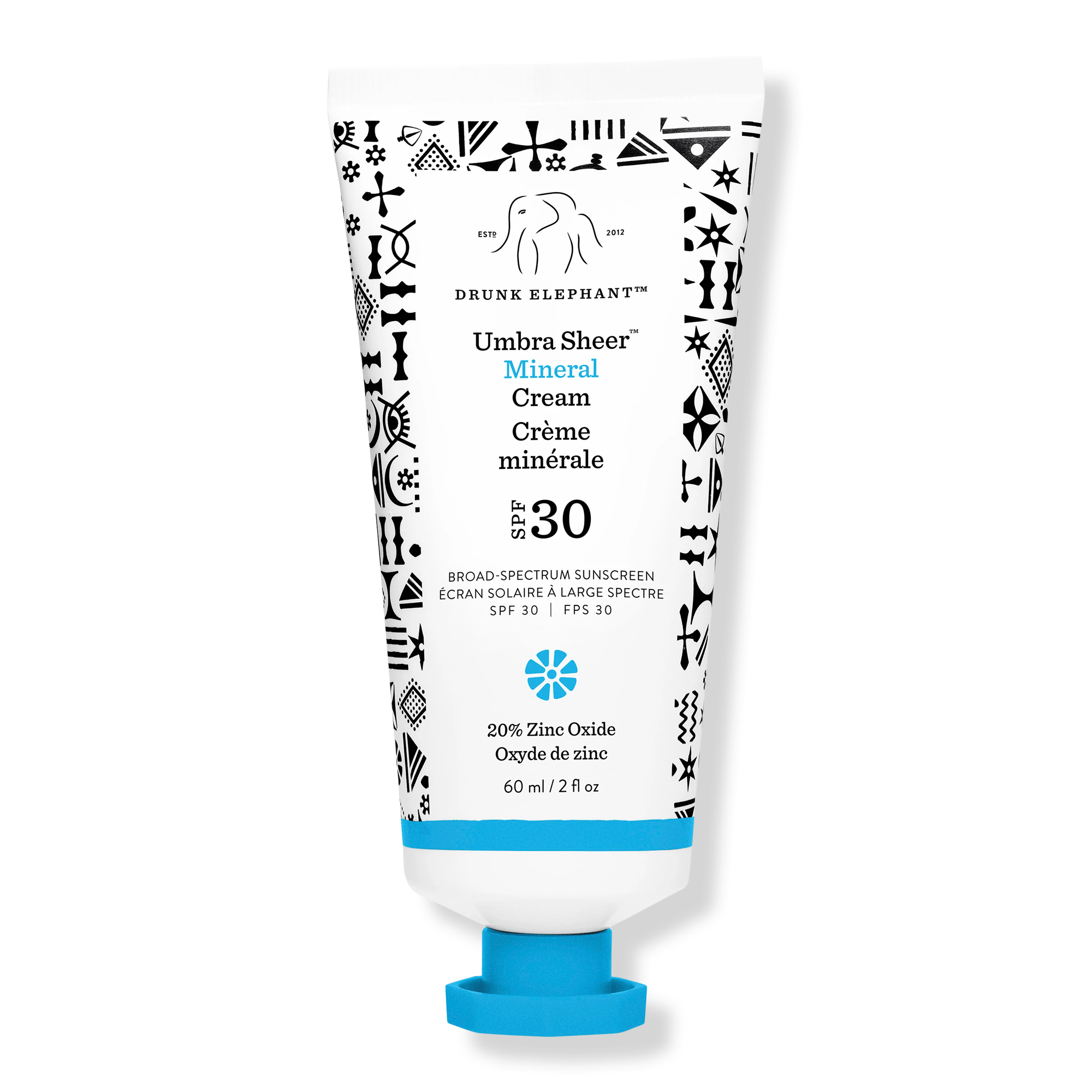 Drunk Elephant - Sheer Umbra Mineral Cream SPF 30 Tinted Face Sunscreen ...