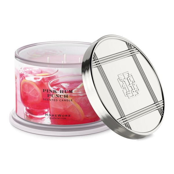 HomeWorx Pink Rum Punch 4-Wick Scented Candle #2