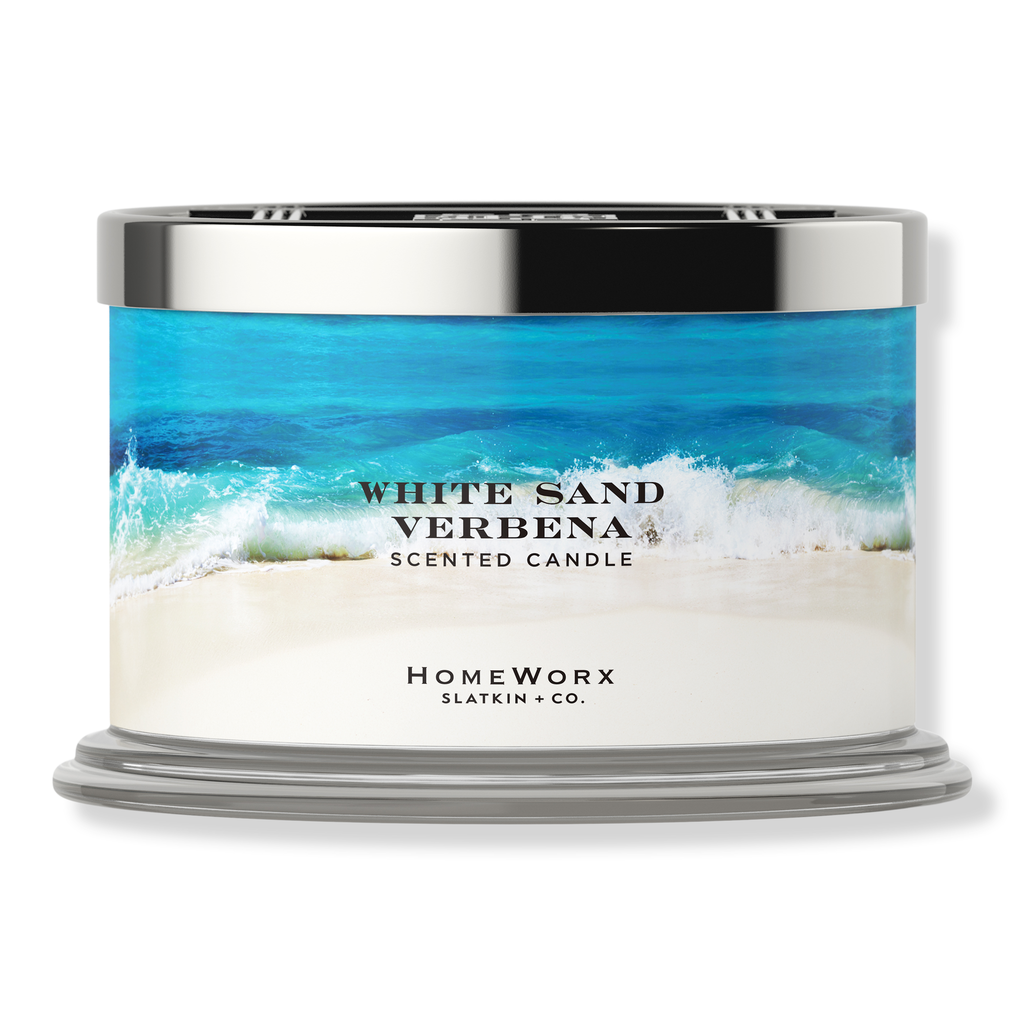 HomeWorx White Sand Verbena 4-Wick Scented Candle #1