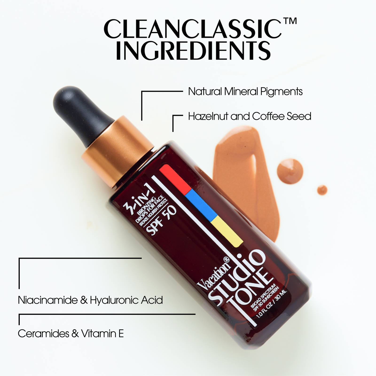 Studio Tone SPF 50 Bronzing Drops for Face