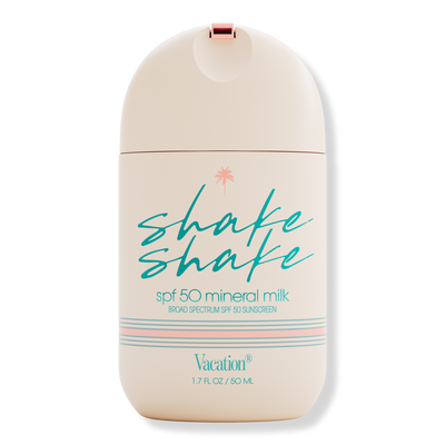 Vacation Shake Shake SPF 50 Mineral Milk Face Sunscreen Shake Shake SPF 50 Mineral Milk Face Sunscreen