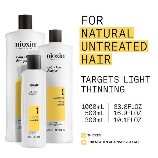 Nioxin Scalp + Hair Thickening System 1 Shampoo #3