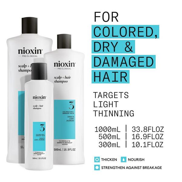 Nioxin Scalp + Hair Thickening System 3 Shampoo #3