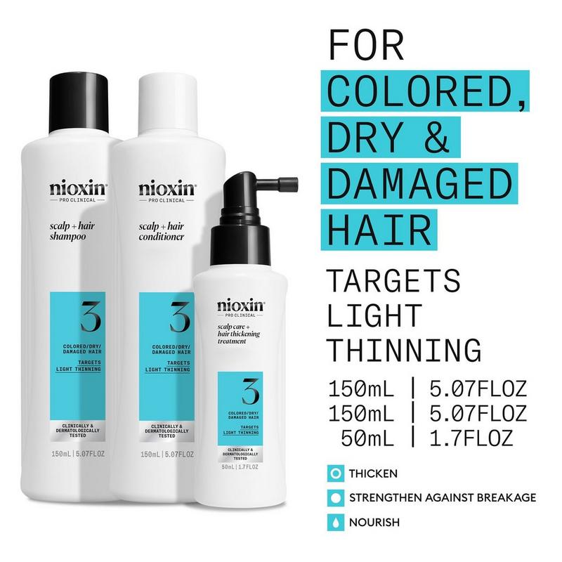 Nioxin - Trial Size Scalp + Hair Thickening System 3 Kit | Ulta Beauty