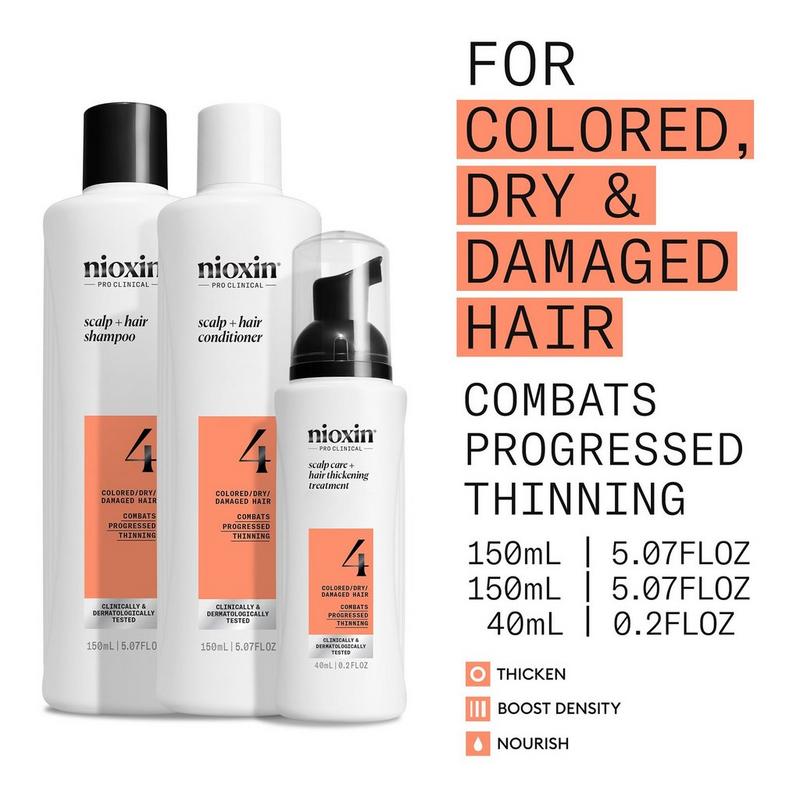 Nioxin - Trial Size Scalp + Hair Thickening System 4 Kit | Ulta Beauty