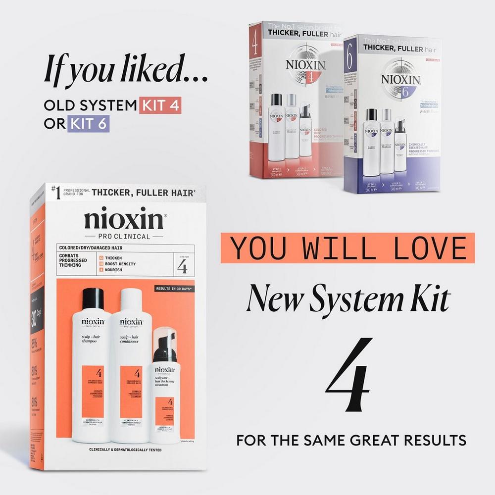 Scalp + Hair Thickening System 4 Kit
