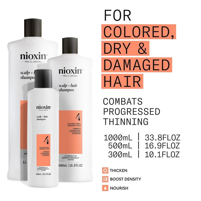 Nioxin - 16.9 oz Scalp + Hair Thickening System 4 Shampoo | Ulta