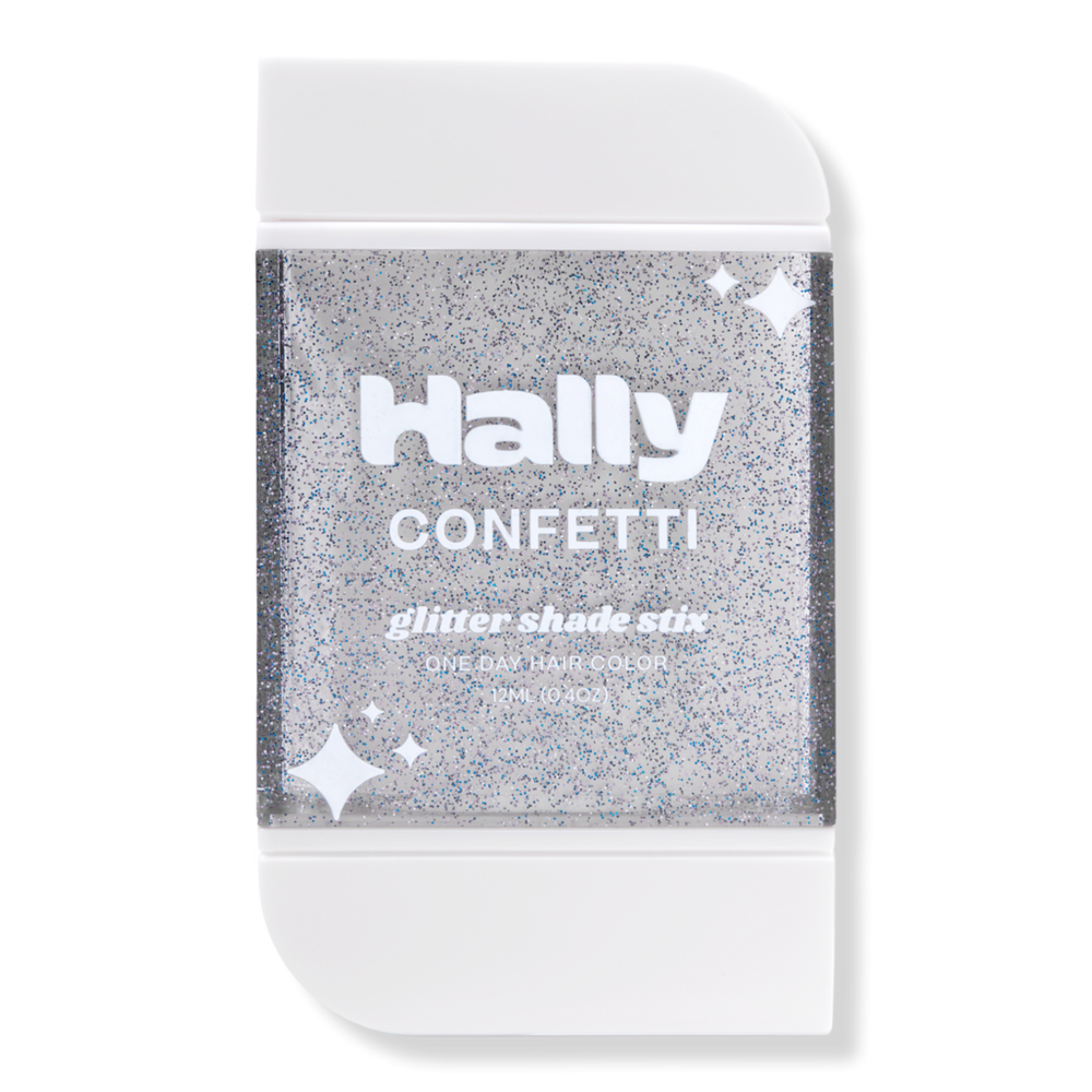 Hally Glitter Shade Stix Temporary Hair Glitter - Confetti In Multi