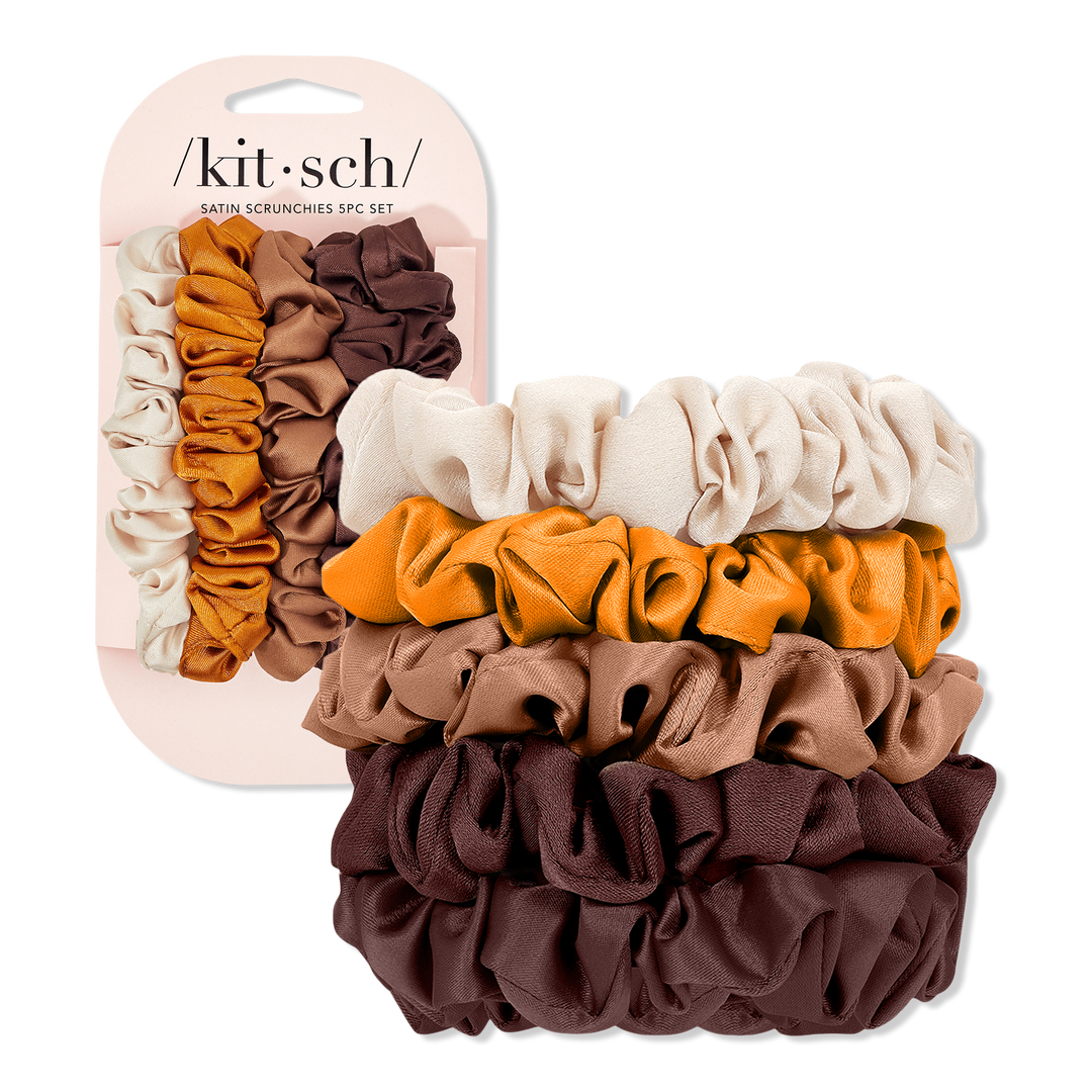 Kitsch Satin Petite Scrunchies Set #1