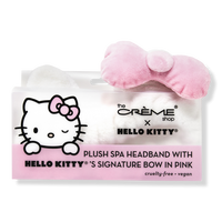 Hello Kitty Plush Spa Headband with Signature Bow-Pink