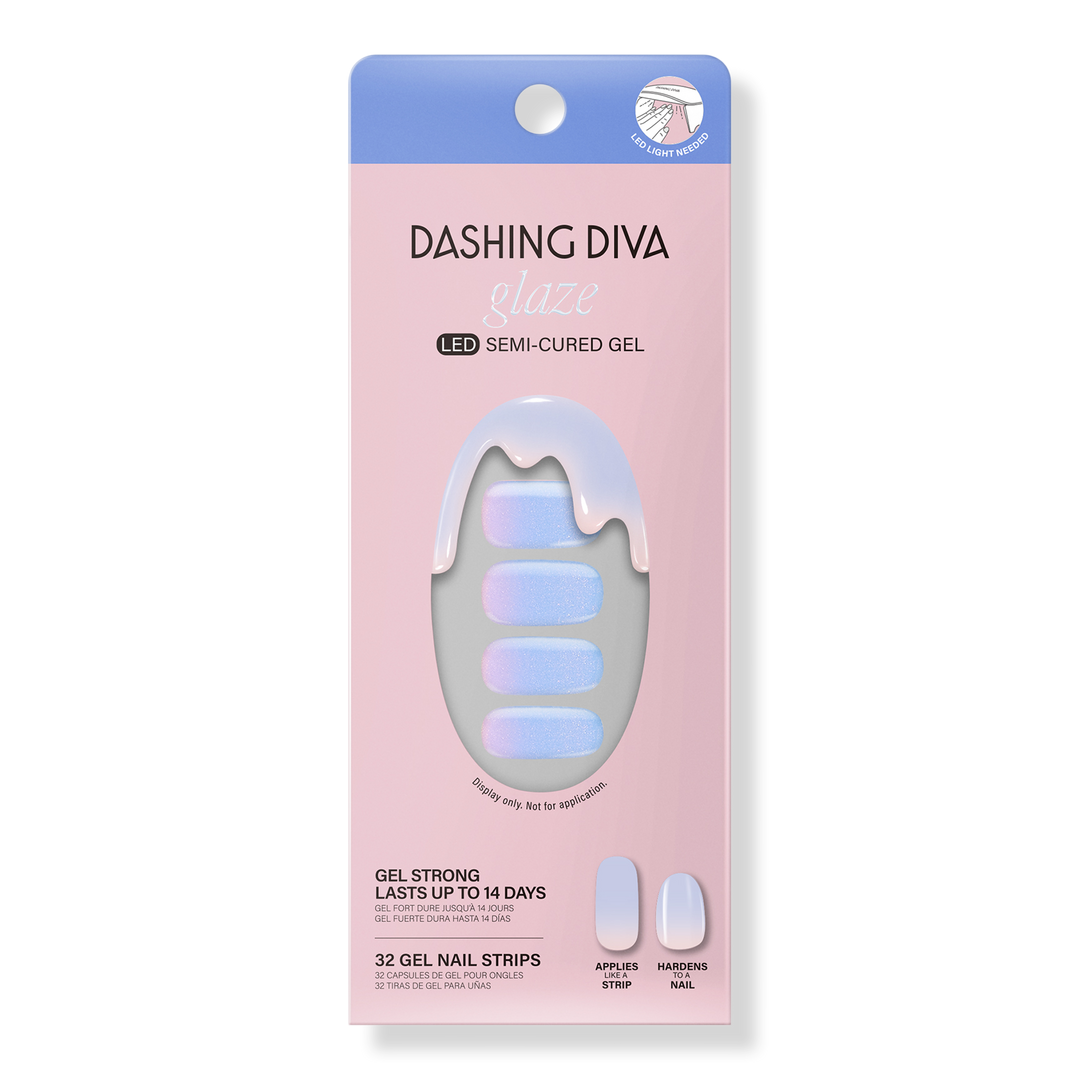 Dashing Diva In a Taffy Glaze Semi-Cured Gel Art #1