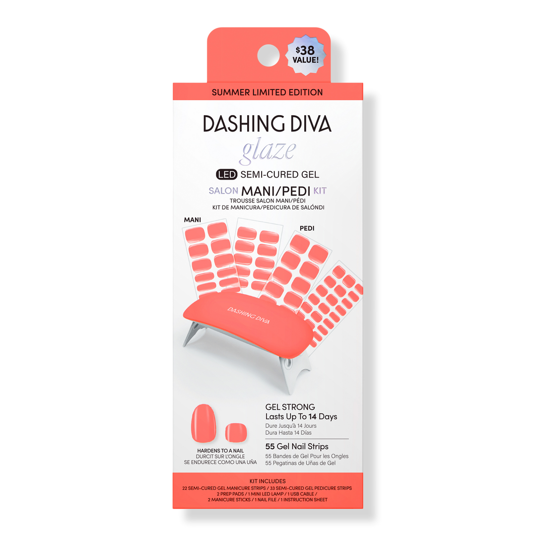 Dashing Diva GLAZE Semi-Cured Gel Mani/Pedi Kit #1