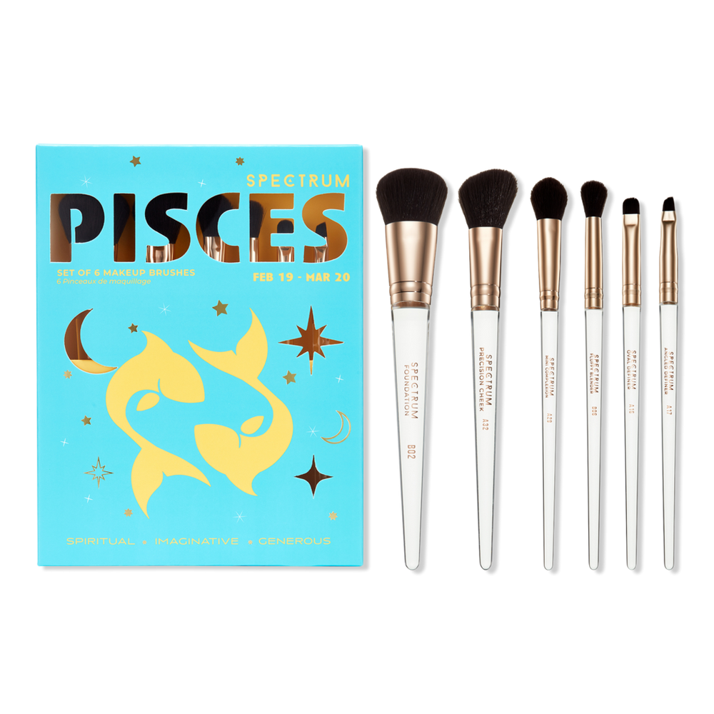 Spectrum Pisces 6-Piece Makeup Brush Set