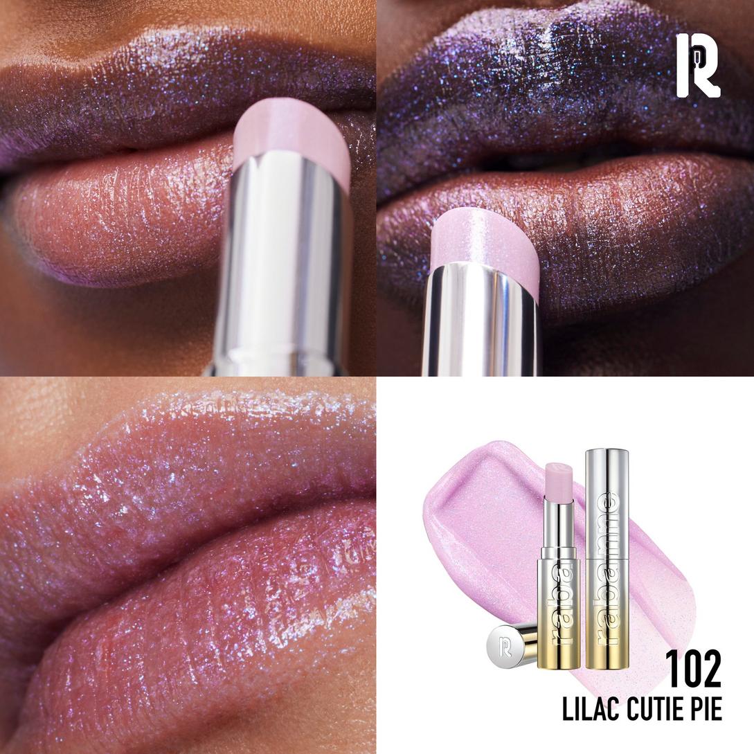 102 LILAC CUTIE PIE Dramalips Glassy Pearly Lipstick - Rabanne | Ulta Beauty