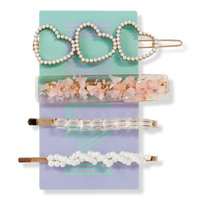 'The Carol' 3 Hearts Barrette Set