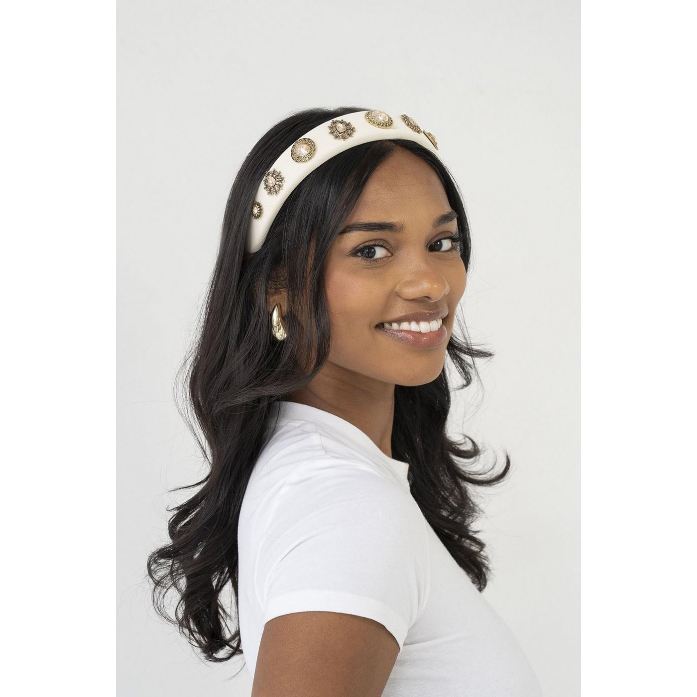 Amazon.com : POPINK Pearl headband for Women Knot White