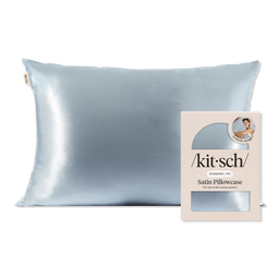 Kitsch Satin Pillowcase - Blue Haze