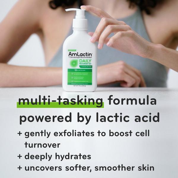 AmLactin Daily Nourish Lotion with 12% Lactic Acid AHA #5